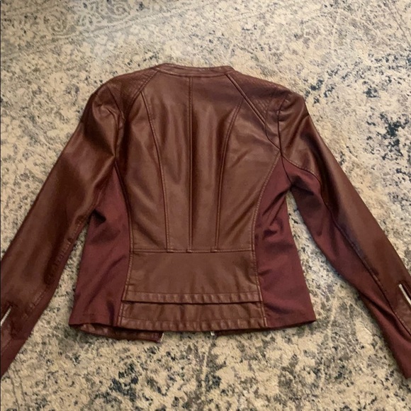 NWOT Express Motor Jacket in Cognac - Picture 4 of 4